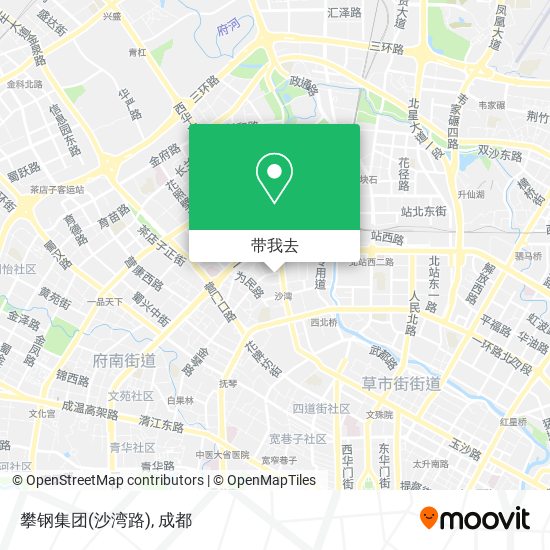 攀钢集团(沙湾路)地图