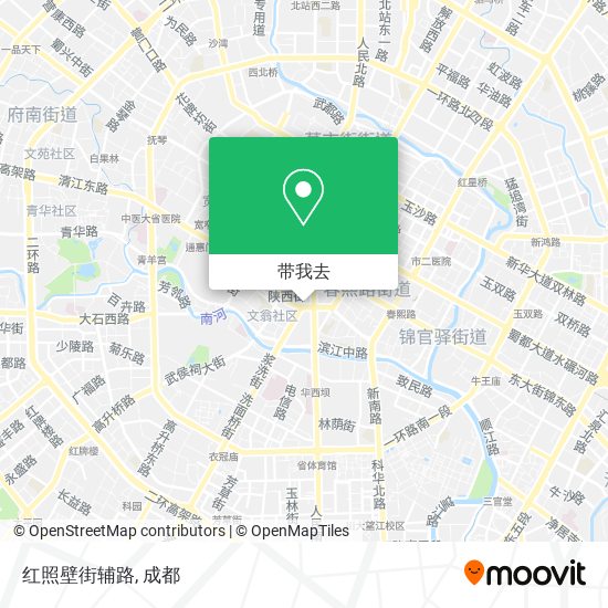 红照壁街辅路地图