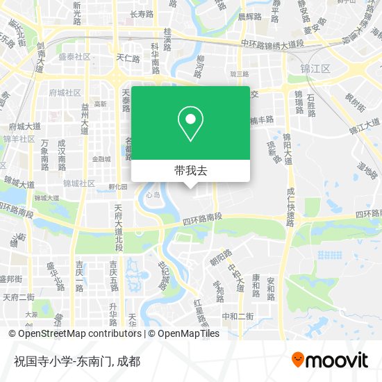 祝国寺小学-东南门地图