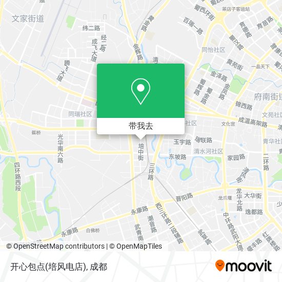 开心包点(培风电店)地图