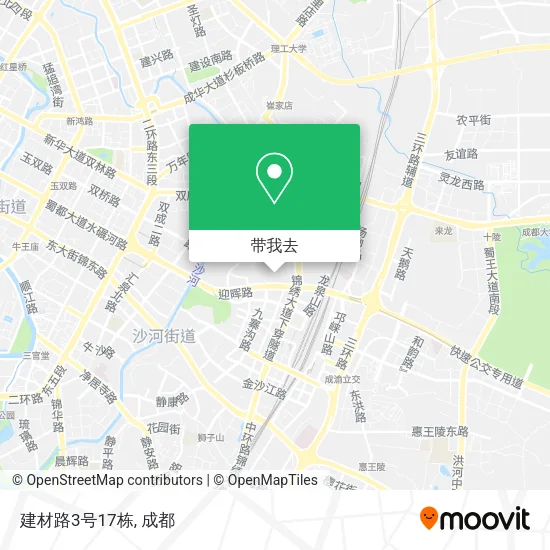 建材路3号17栋地图