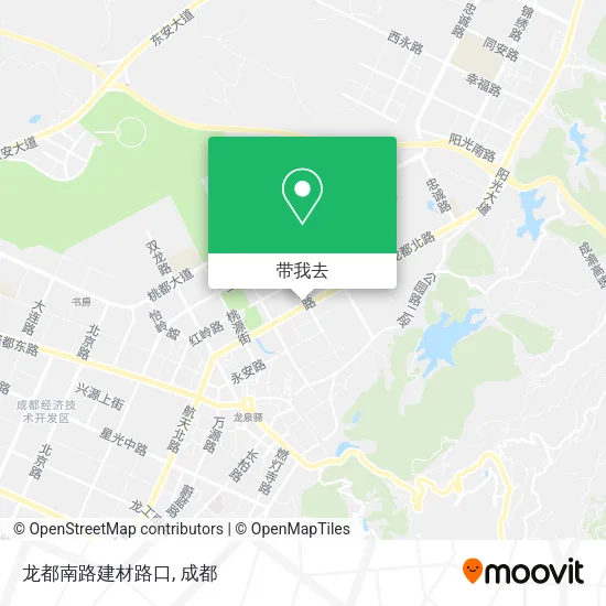 龙都南路建材路口地图