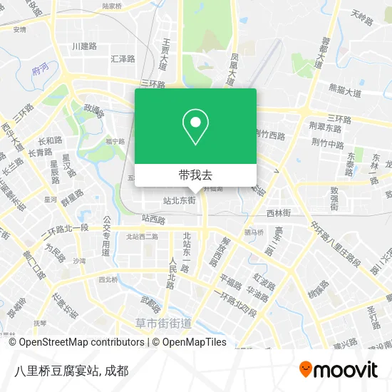 八里桥豆腐宴站地图