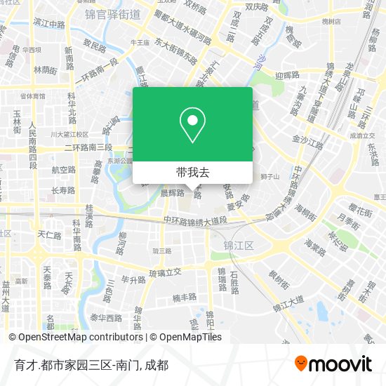 育才.都市家园三区-南门地图