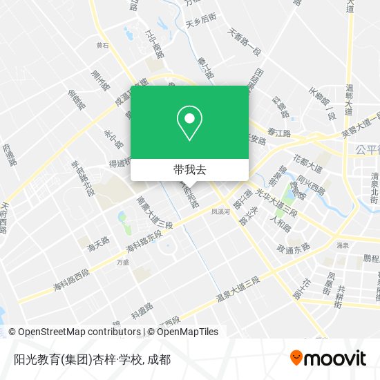 阳光教育(集团)杏梓·学校地图