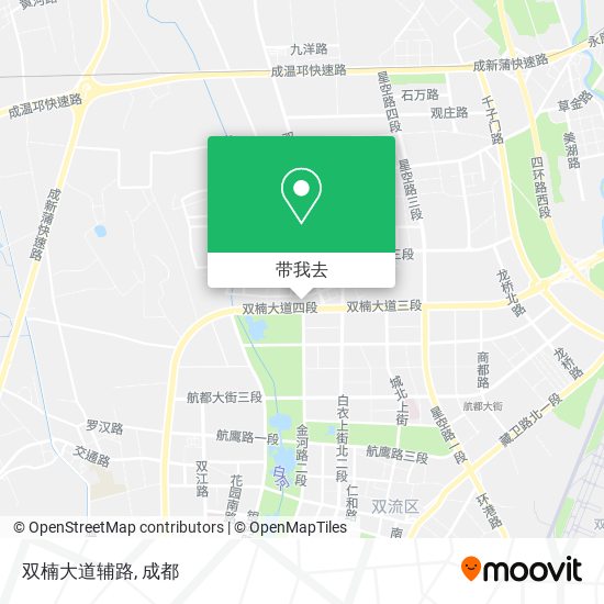 双楠大道辅路地图