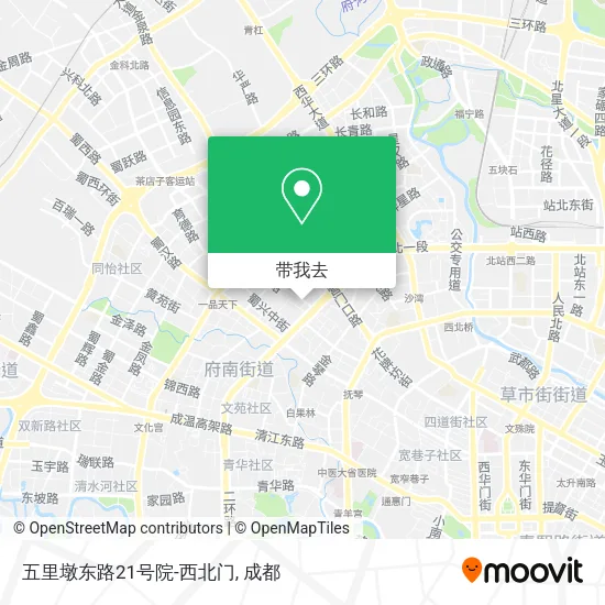 五里墩东路21号院-西北门地图