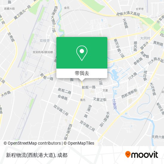 新程物流(西航港大道)地图