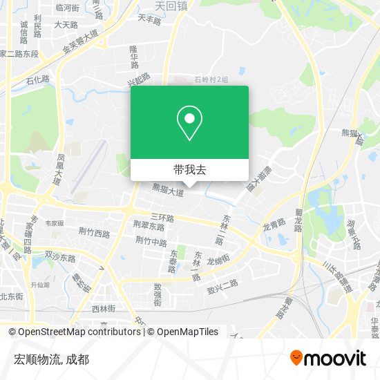 宏顺物流地图