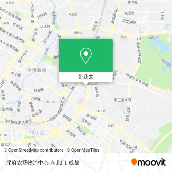 绿府农场物流中心-东北门地图