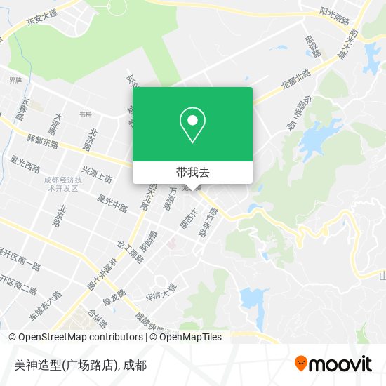 美神造型(广场路店)地图