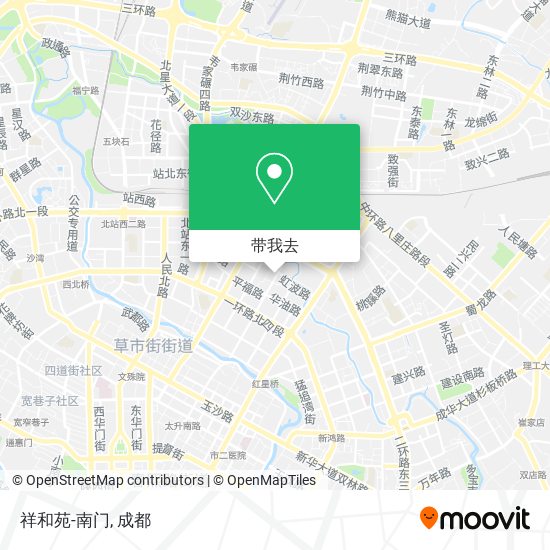 祥和苑-南门地图