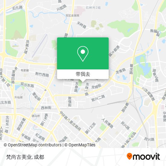 梵尚古美业地图
