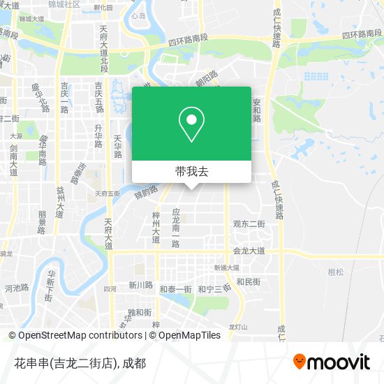 花串串(吉龙二街店)地图