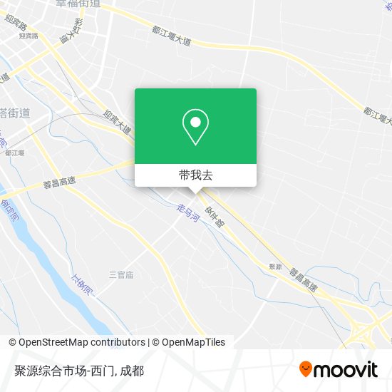 聚源综合市场-西门地图