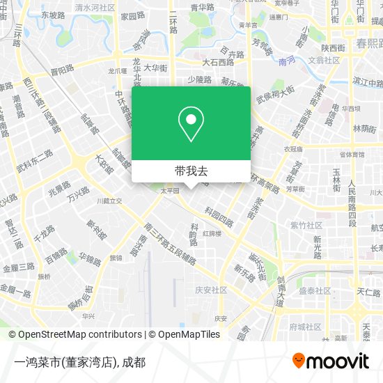 一鸿菜市(董家湾店)地图