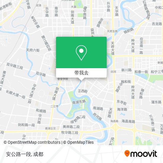 安公路一段地图