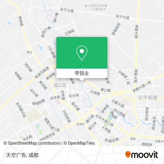 天空广告地图