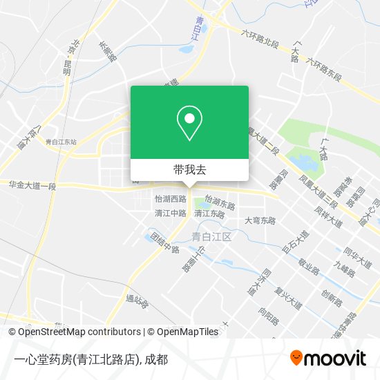 一心堂药房(青江北路店)地图