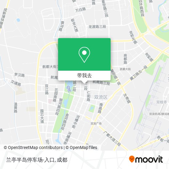 兰亭半岛停车场-入口地图