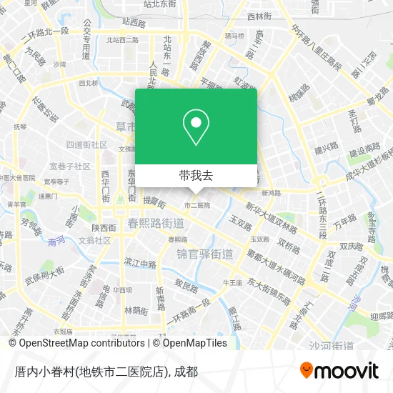 厝内小眷村(地铁市二医院店)地图