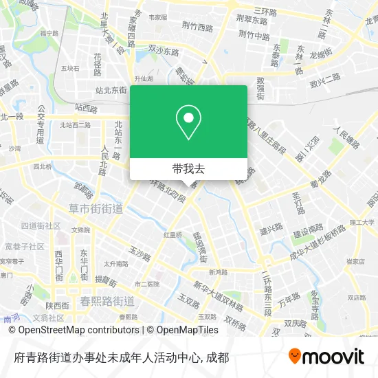 府青路街道办事处未成年人活动中心地图