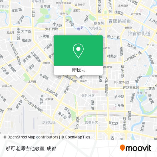 邬可老师吉他教室地图
