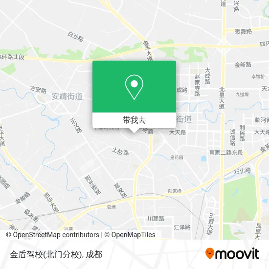 金盾驾校(北门分校)地图