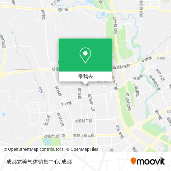 成都龙美气体销售中心地图