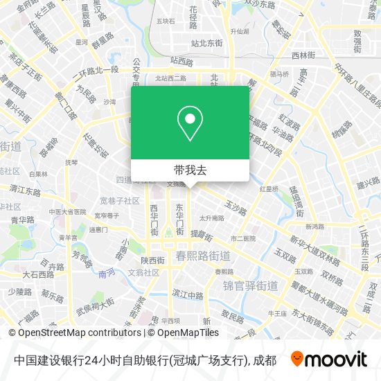 中国建设银行24小时自助银行(冠城广场支行)地图