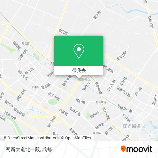 蜀新大道北一段地图