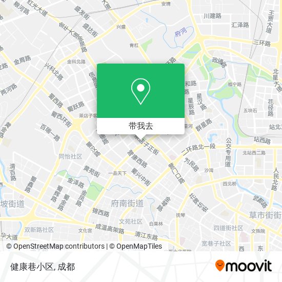 健康巷小区地图
