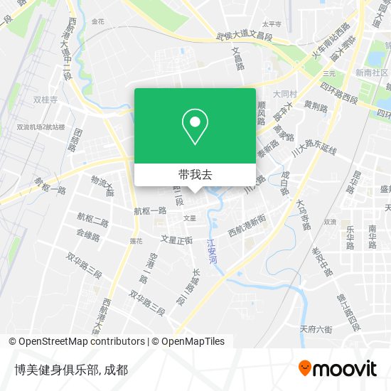 博美健身俱乐部地图