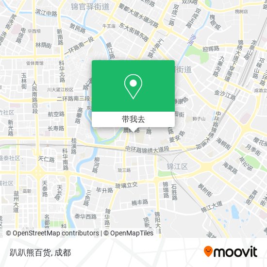 趴趴熊百货地图