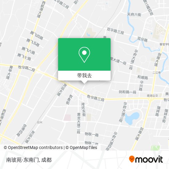 南玻苑-东南门地图