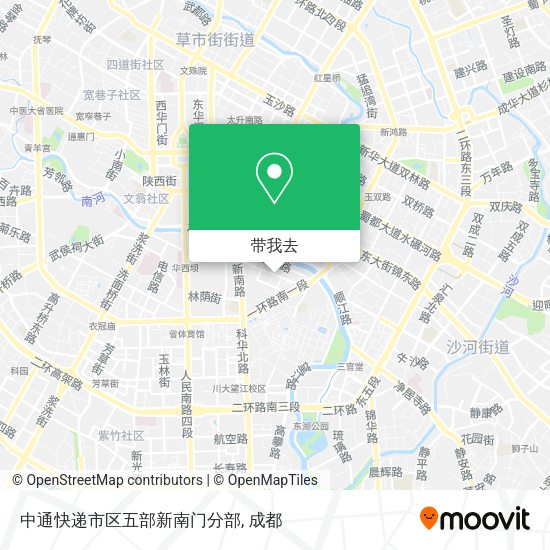 中通快递市区五部新南门分部地图