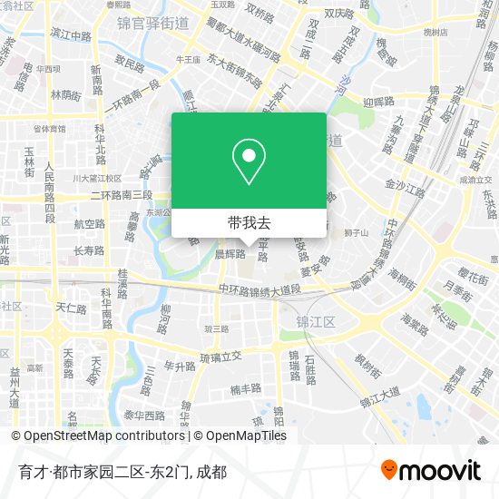 育才·都市家园二区-东2门地图