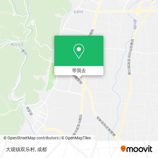 大观镇双乐村地图