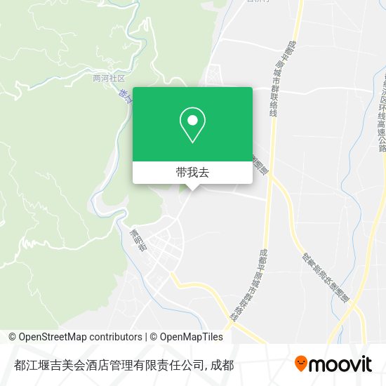 都江堰吉美会酒店管理有限责任公司地图