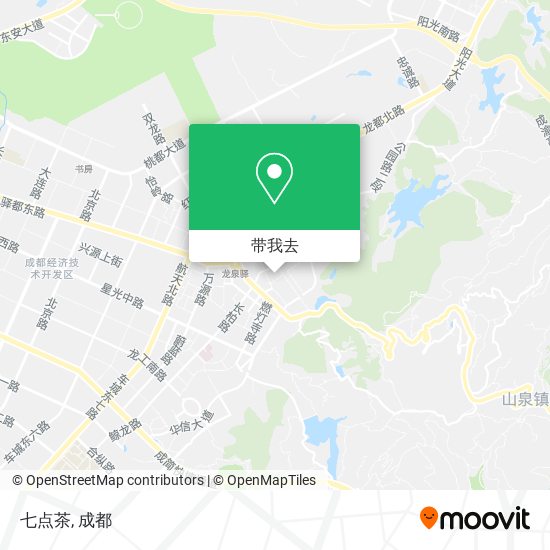 七点茶地图