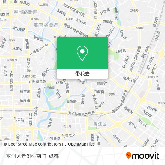 东润风景B区-南门地图