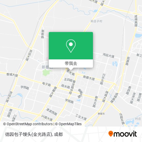 德园包子馒头(金光路店)地图