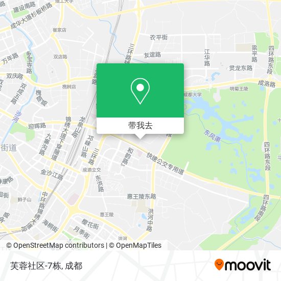 芙蓉社区-7栋地图