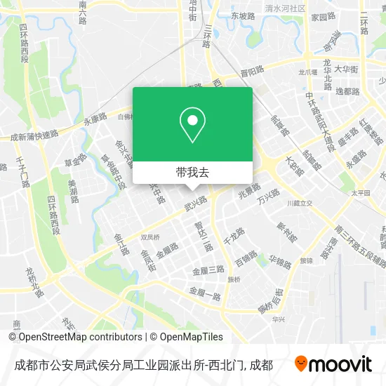 成都市公安局武侯分局工业园派出所-西北门地图