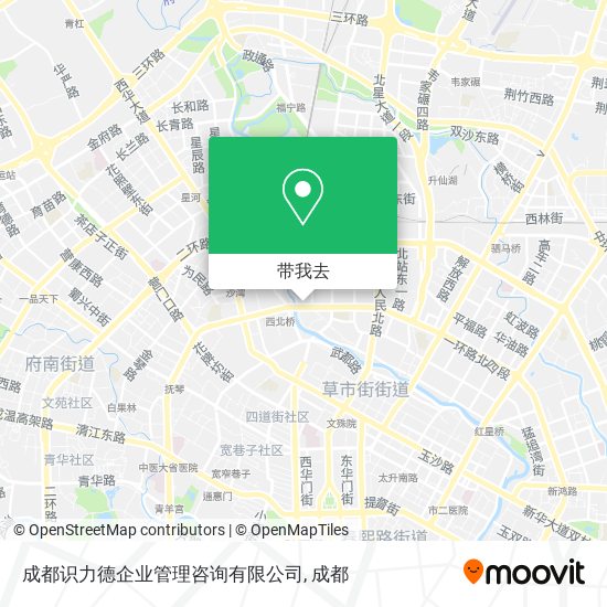 成都识力德企业管理咨询有限公司地图