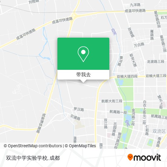 双流中学实验学校地图