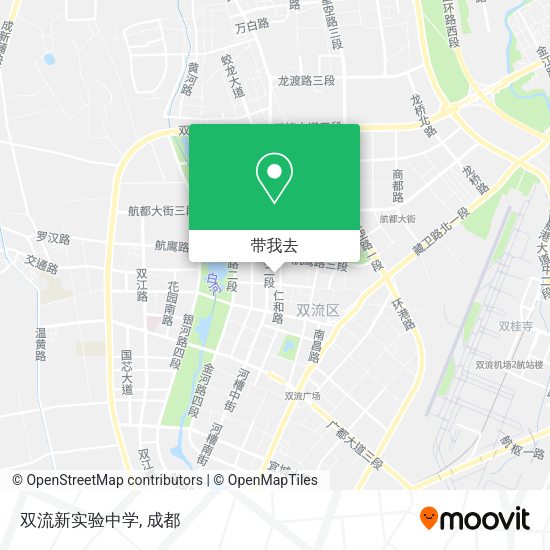 双流新实验中学地图