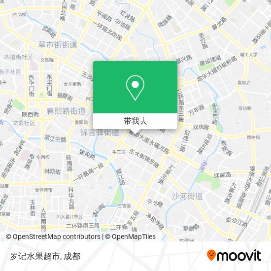罗记水果超市地图