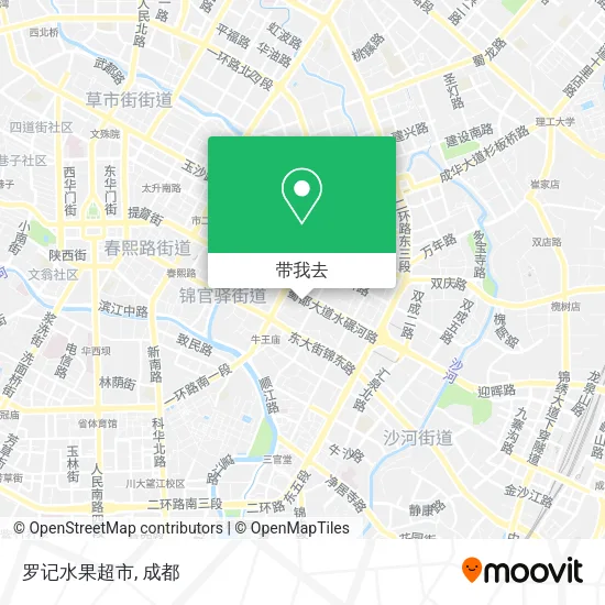 罗记水果超市地图