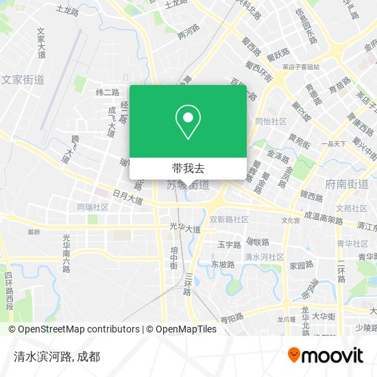 清水滨河路地图